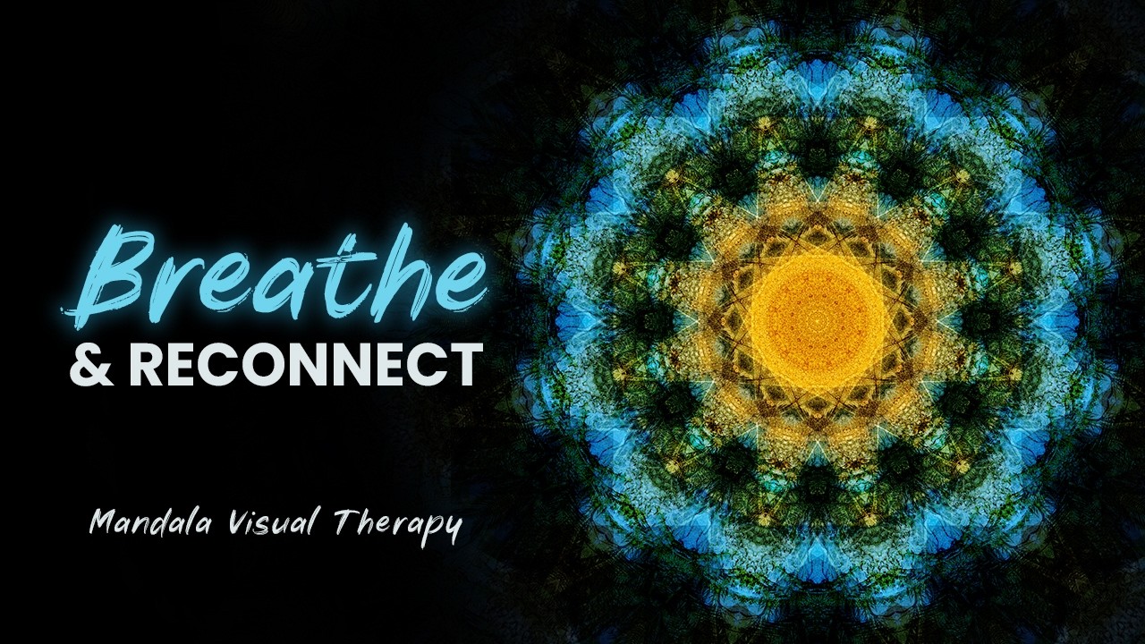 1 Hour Mandala Meditation 💙🌿 Breathe & Reconnect | Stress Relief & Inner Peace