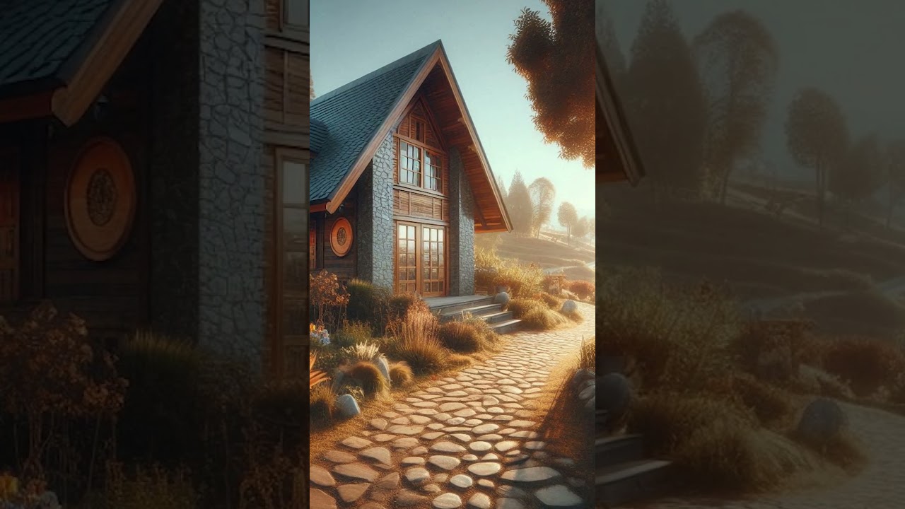 Sunset Haven: A Cozy Stone Cottage in a Lush Garden