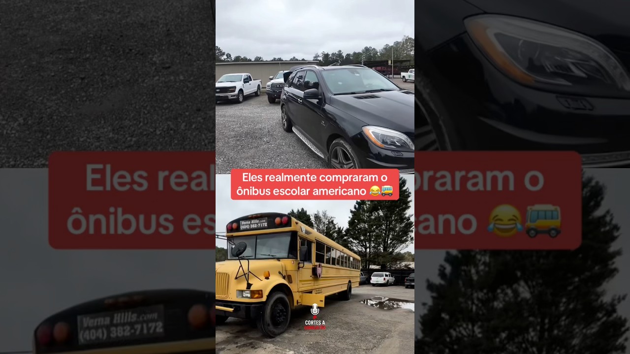 Rat&atilde;o mostra em live que compraram o &ocirc;nibus escolar americano 🚌🔥