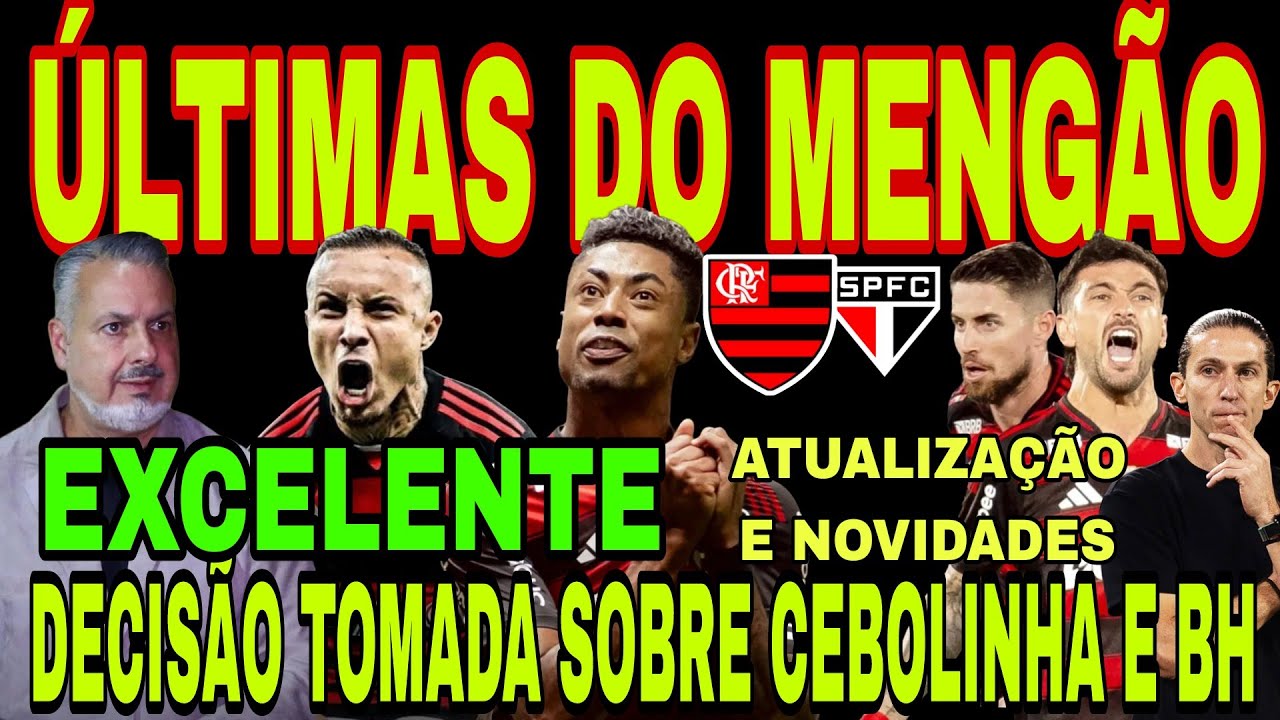 FLAMENGO: DECISÃO TOMADA! BRUNO HENRIQUE,  EVERTON CEBOLINHA, MUDANÇAS NO MENGÃO,  BRASILEIRÃO E+