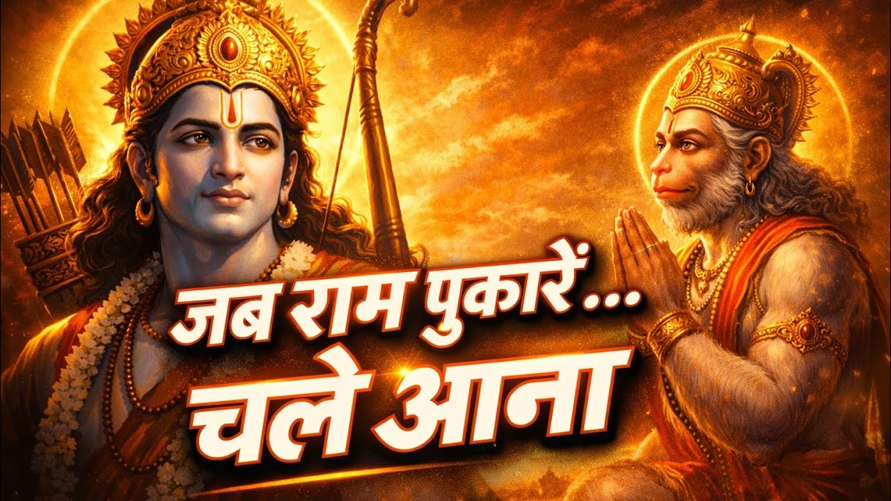 🧡🚩 जब राम पुकारें… चले आना 🚩🧡🌸 श्रीराम और हनुमान जी की भावपूर्ण भक्ति कथा 🌸