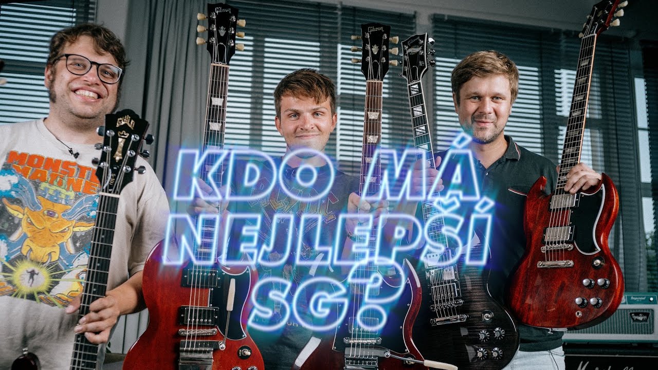 Kdo má nejlepší SG?  🎸 Kytarový speciál - Tomáš Javůrek, Lukáš Chromek, Adam Krofian