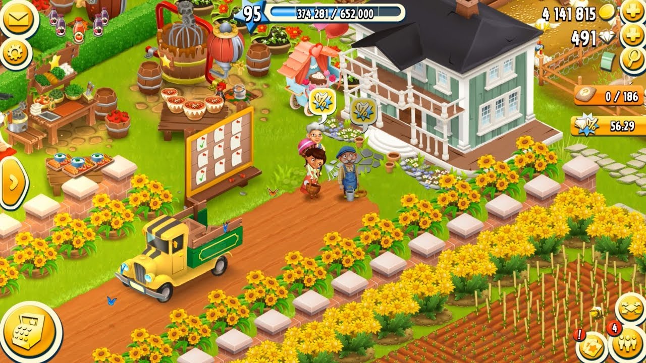 Hay Day Level 95 Update 33 HD 1080p