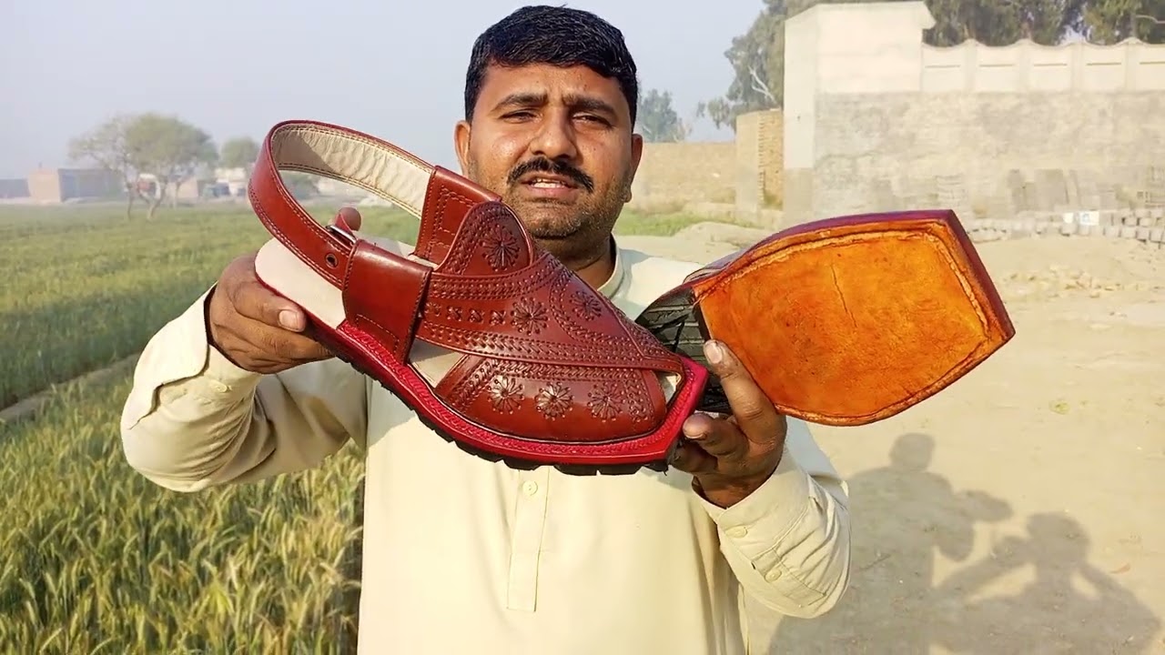 Markhor article double sole and masatad color leather sole 