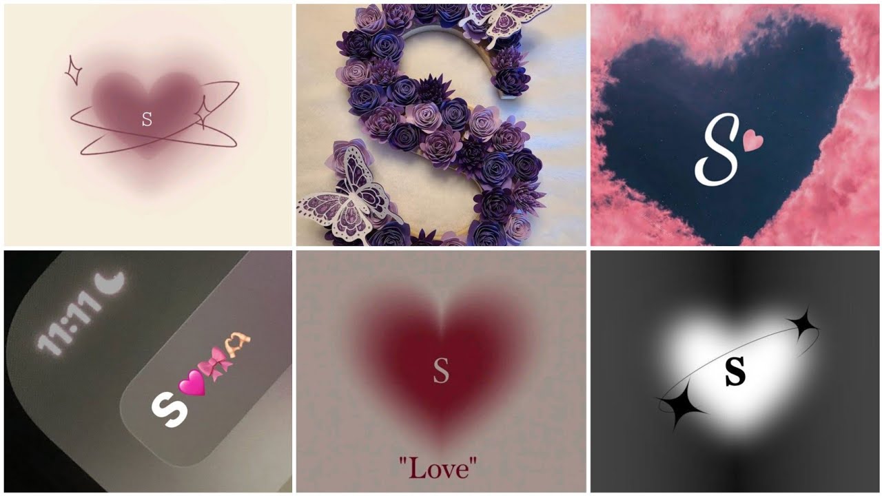 ❤️❤️ S name stylish DP photos 💗💕 beautiful picture 💝 #sname #trending #viral #youtubevideo 