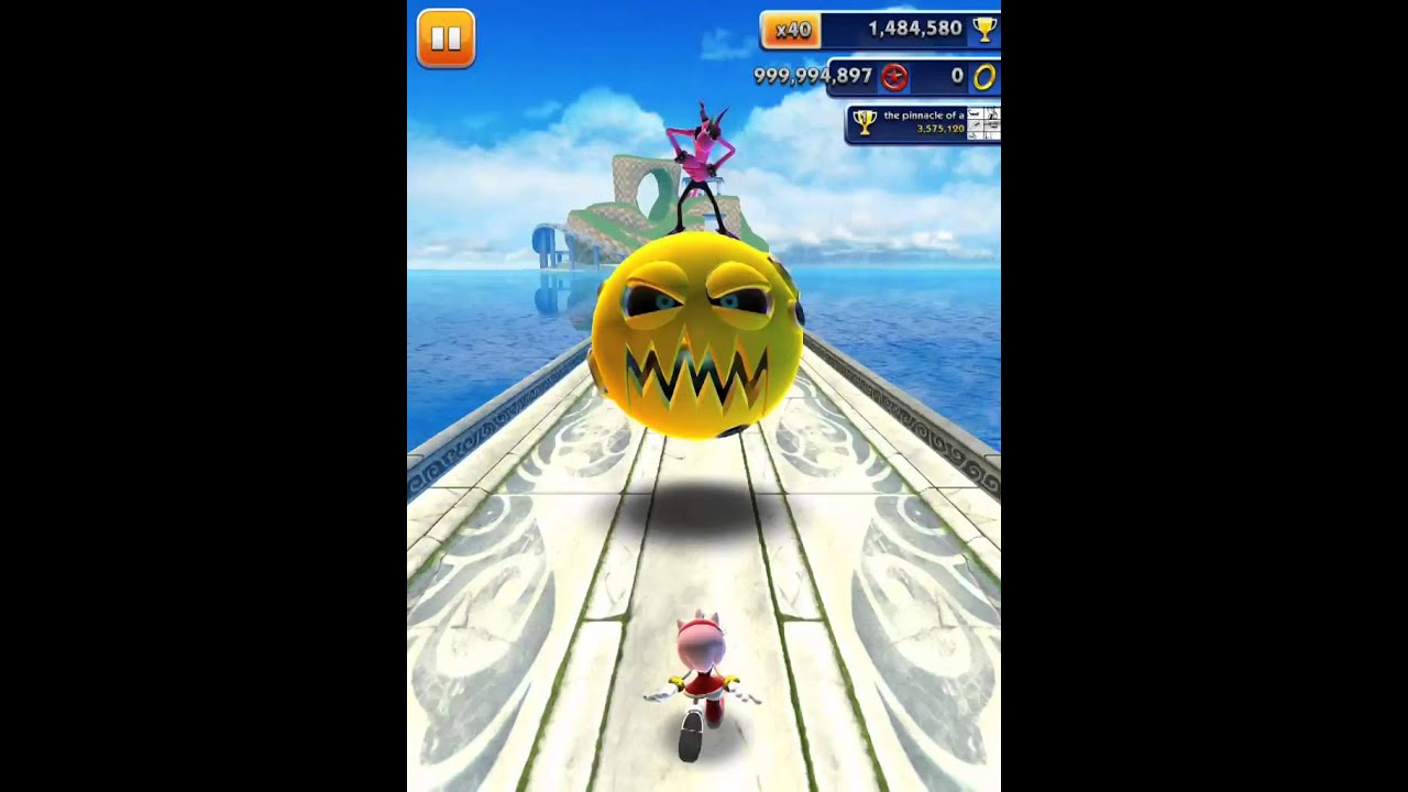 Sonic Dash - 4,470,211 points with Amy (x20 multiplier)