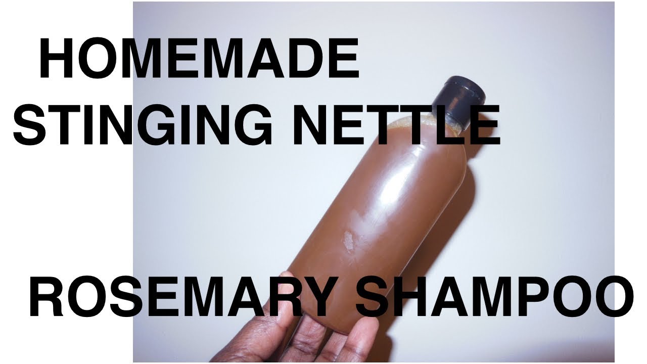DIY Stinging Nettle & Rosemary Shampoo