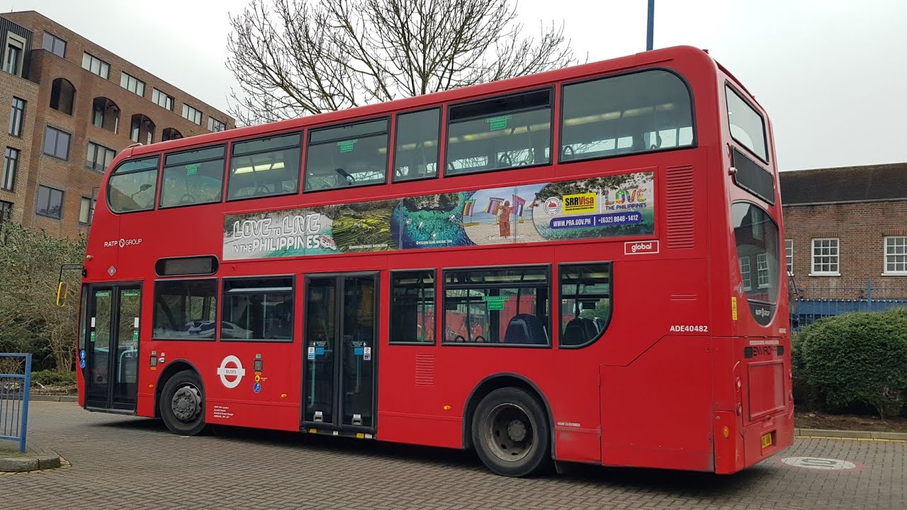 Full Ride: London Bus Route 258 South Harrow - Watford Junction. RATP Group E400 ADE40482 (SN12 AWA)