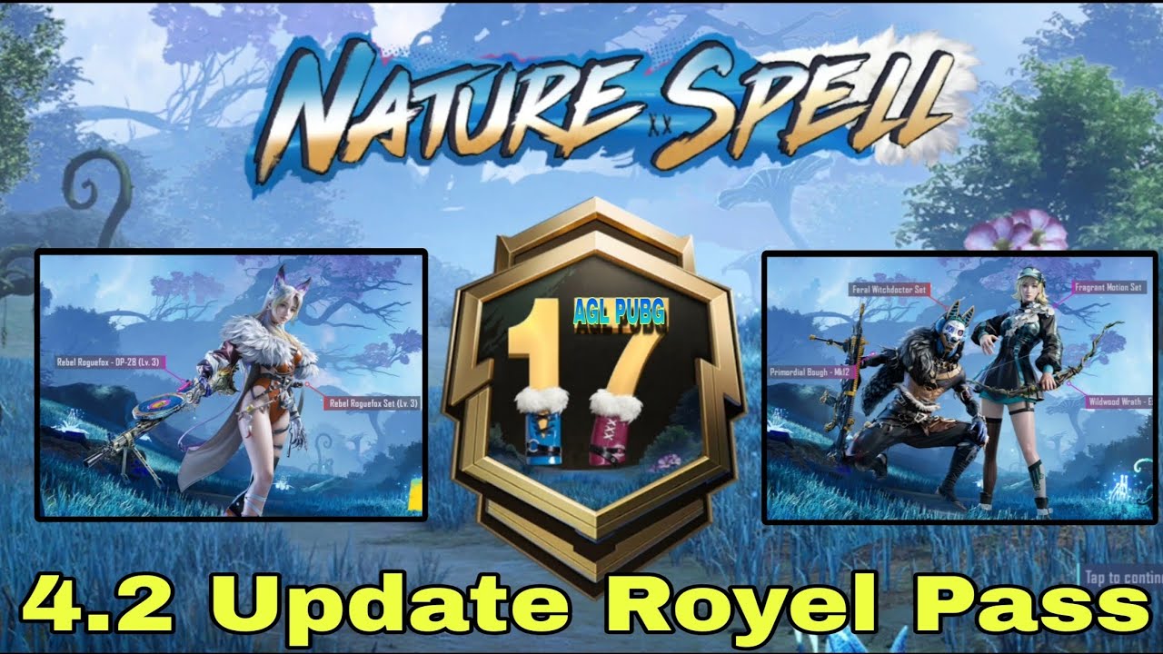 New Royel Pass!  Update 4.2 😈😈 AGL PUBG 