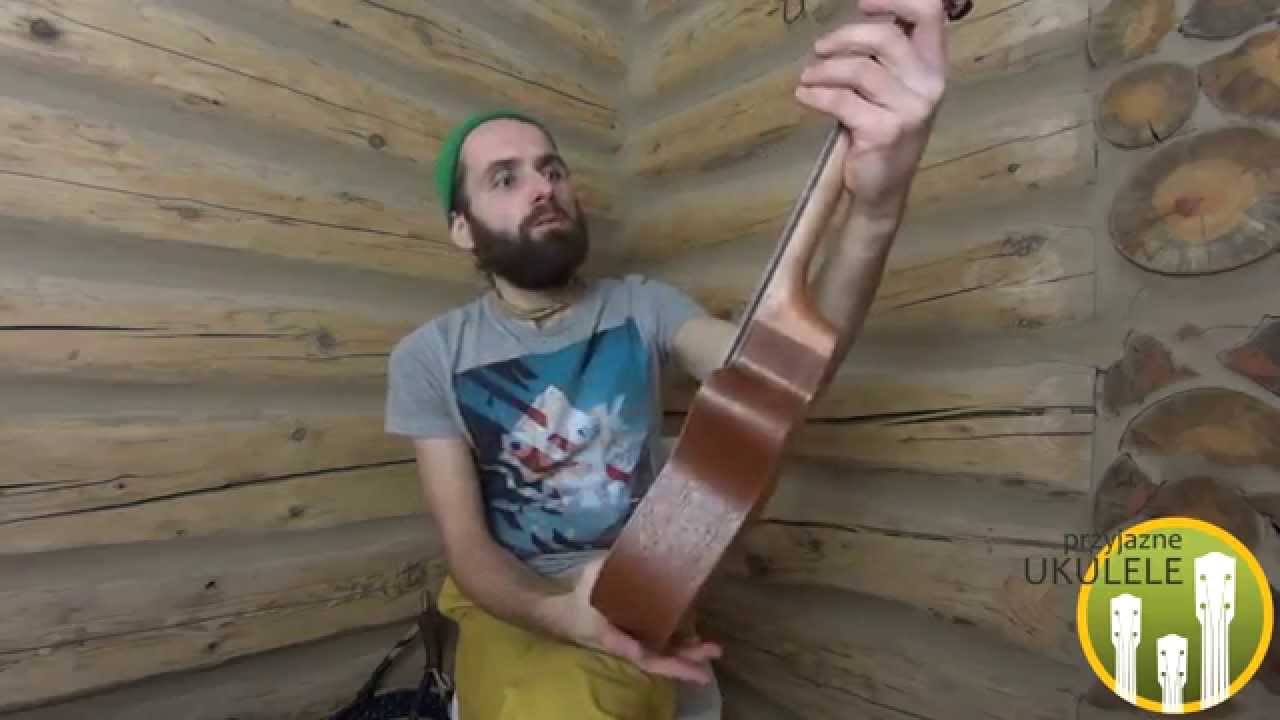 kokio ukulele koncert EQ mahoń-U-LMHLMH-CE-C [HD]
