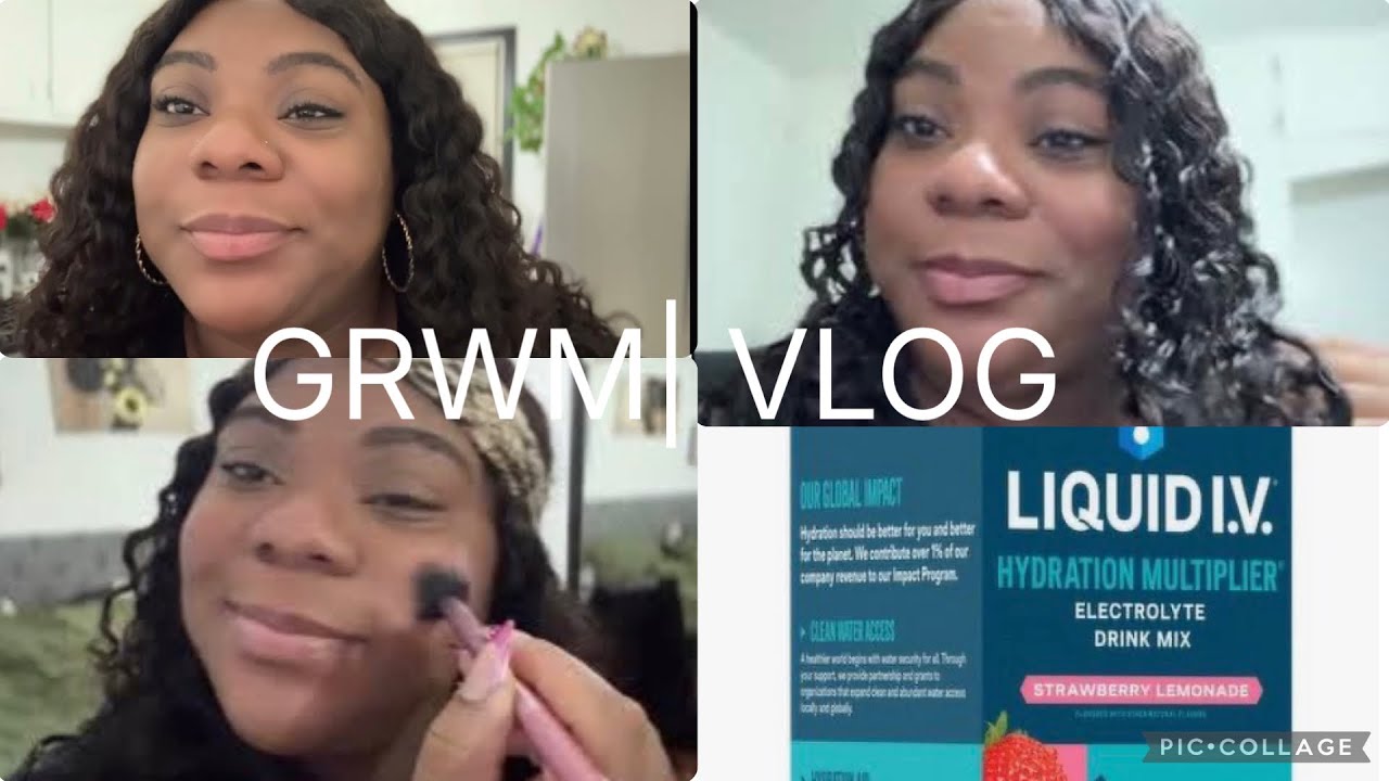 GRWM Chit Chat & Trying liquid iv for the 1st time 