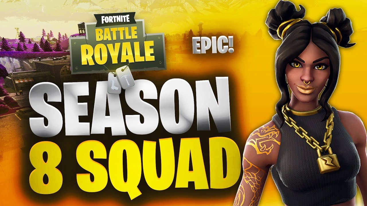 Season 8 | Random Squad Win | Fortnite | No Commentary