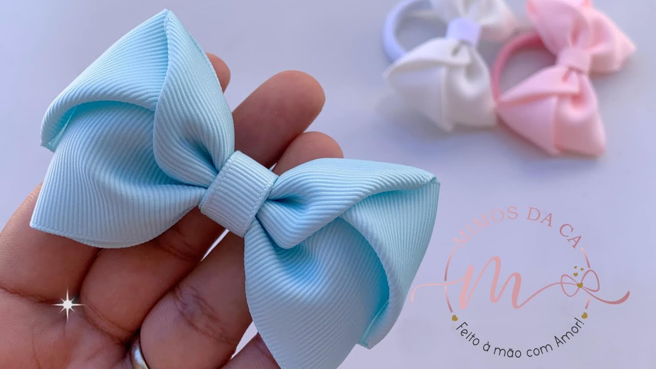 LAÇO ESCOLAR🎀DIY-PAP-RIBBON