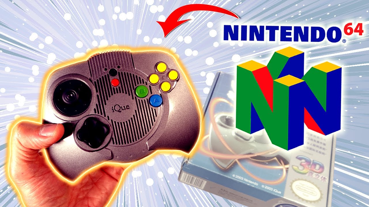💥 IQUE la CONSOLA de NINTENDO 🎮 Fabricada en CHINA que era una N64 portátil