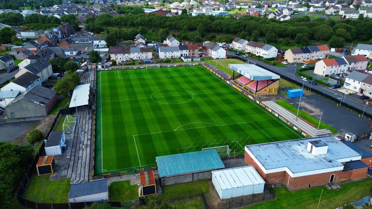 Auchinleck Talbot F.C..Beechwood Park..DJI Mini 3 4K Drone.