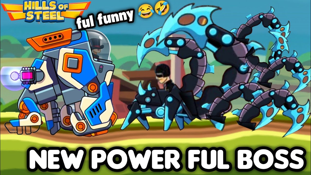 ful funny is video 🤣🤣 hills of steel boss hivemind fight, gameplay walkthrough, part 32