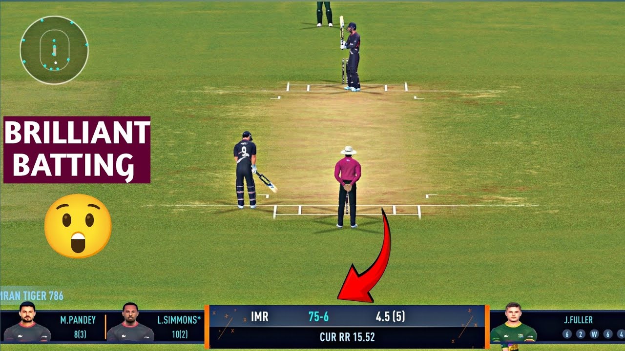 Amazing Batting Show Vs Silver Rank Opponent || Real Cricket 24 