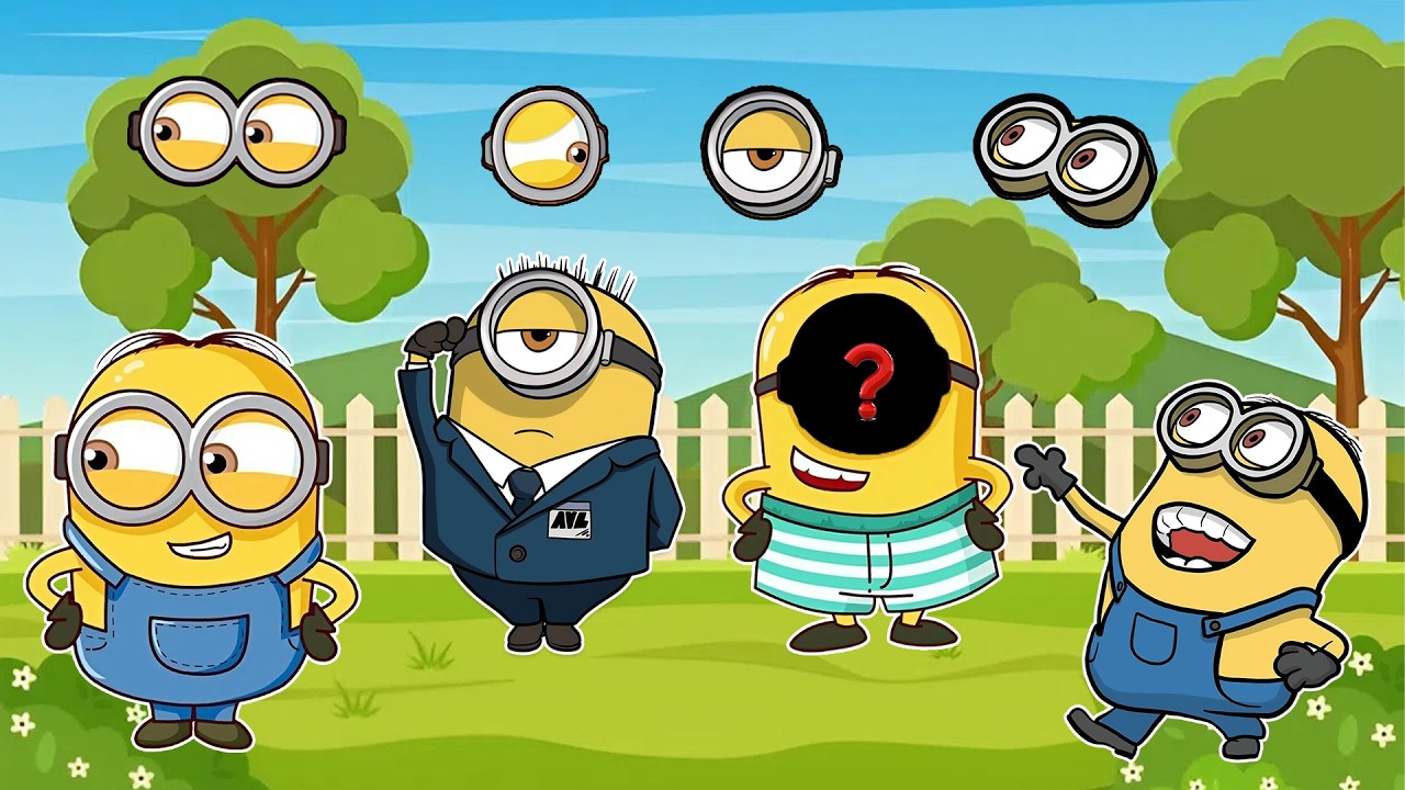 Minion Mystery: Can You Find the Right Eyes? 😱👀 | Funny Minion ADM Animation