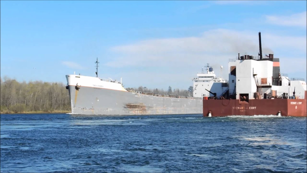 Heavy Traffic - Finally Sailing Again - Stewart J Cort - Tecumseh - Pilica - Great Lakes Freighters