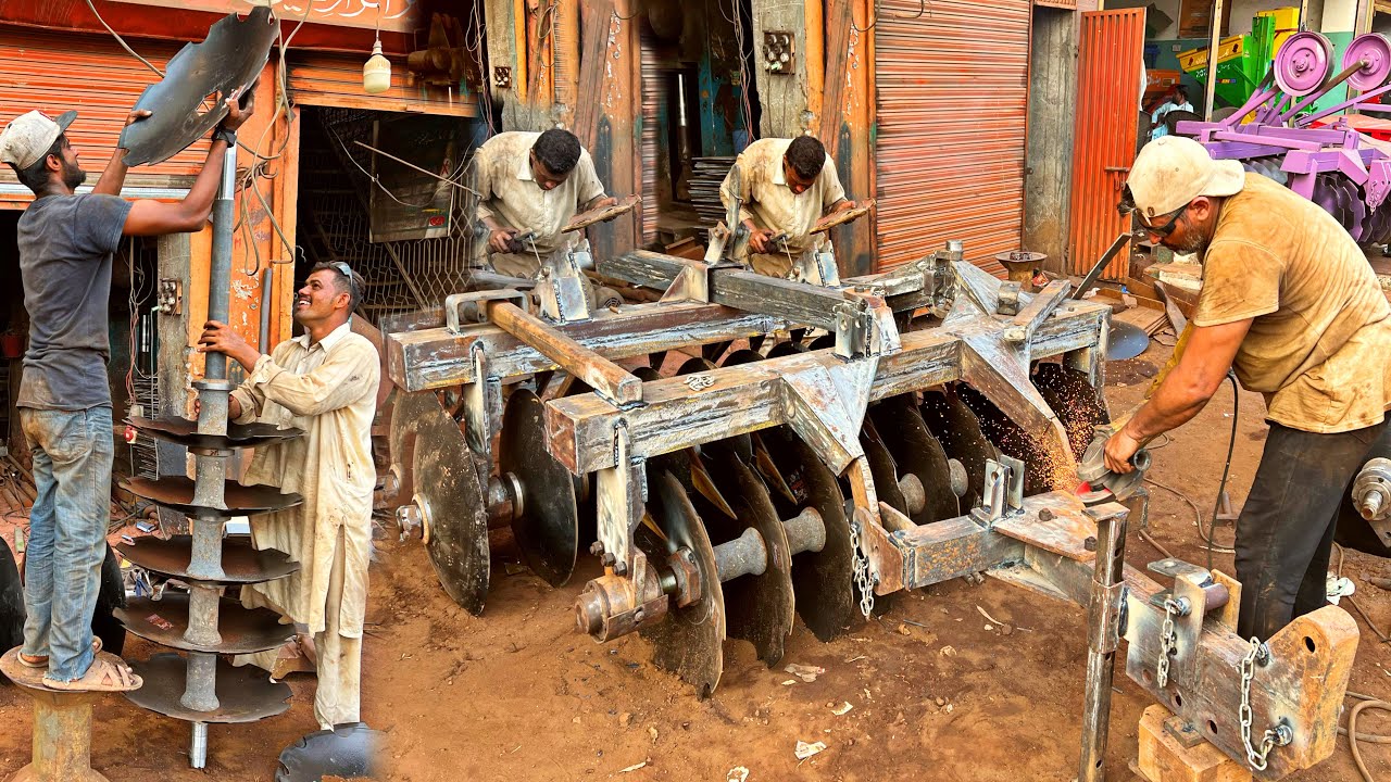How Disc Harrow Are Manufactured || Production Process of Disc Harrow for Agriculture !