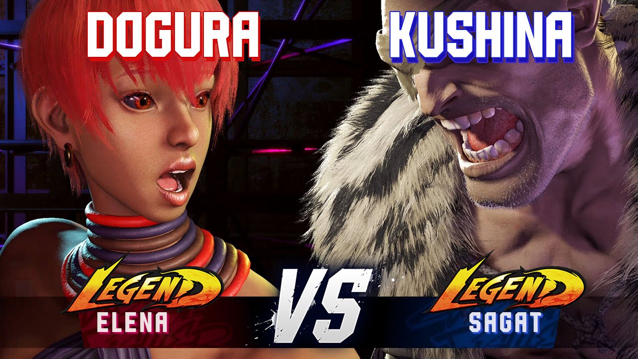 SF6 ▰ DOGURA (Elena) vs KUSHINA (Sagat) ▰ High Level Gameplay