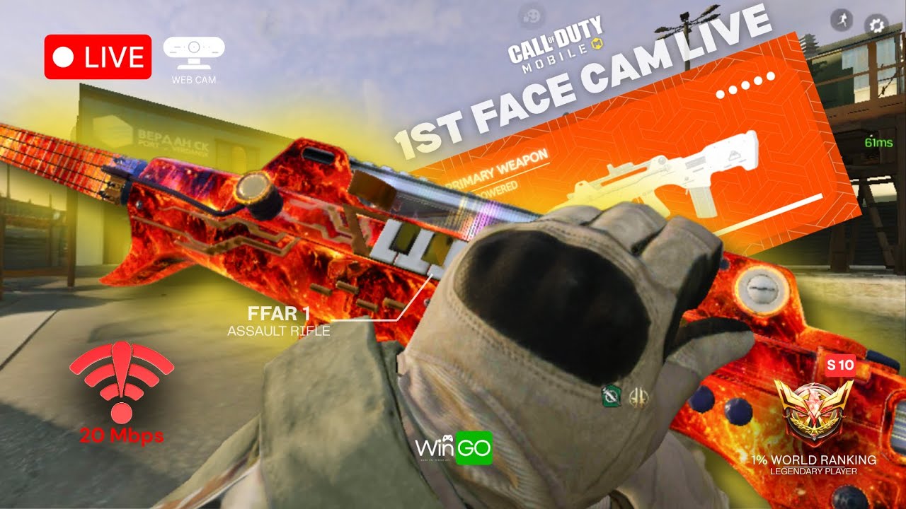 FIRST EVER FACECAM STREAM 🎥🔥 | CODM LIVE | Road to Legendary | Epic Grind Moments! | EP 08