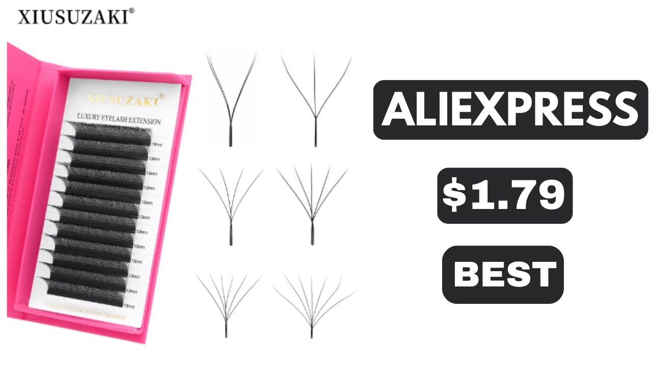 XIUSUZAKI W Shaped Lashes Bloom 2D 3D 4D 5D 6D 7D 8D Automatic Flowering Premade Fans Eyelashes Exte