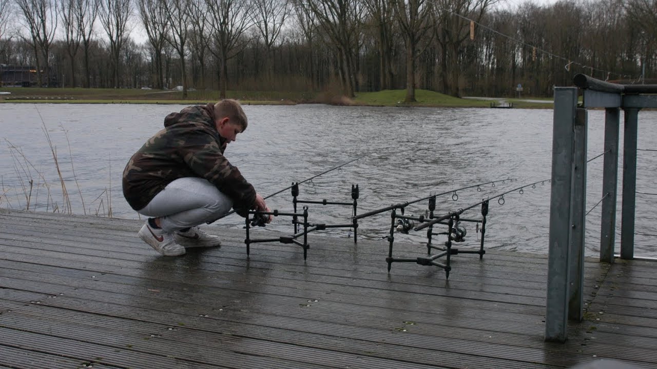 karpervissen - barre omstandigheden! gaat het ons lukken?