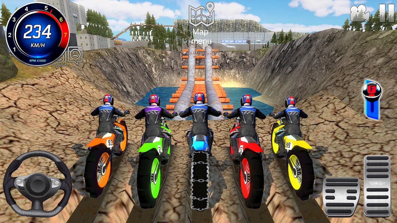 Motor Dirt Bikes Driving Impossbile Off-Road #1 - Offroad Outlaws best bike Android / IOS gameplay