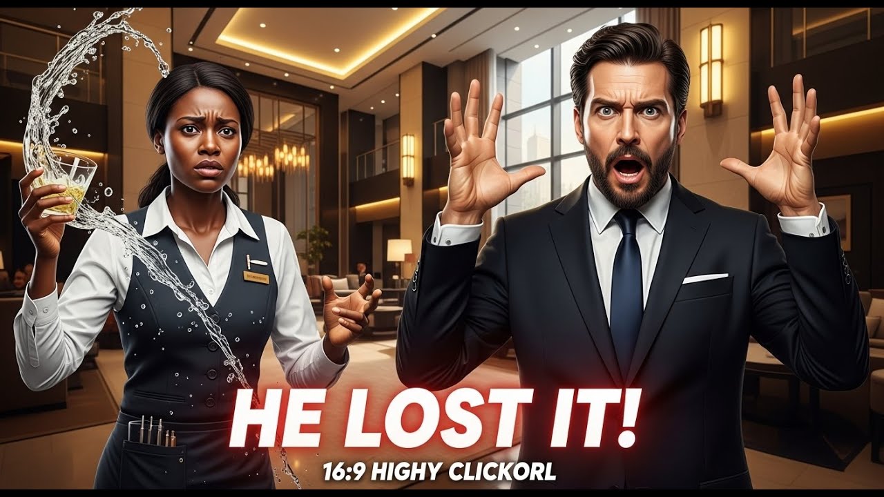 Billionaire CEO: the Black waitress of Seoul Four Star Hotel pour drink On The CEO hell break loss