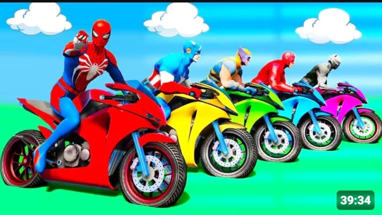 Spider man racing champion 🏆😱@SPIDER#spiderman  #spidermanmilesmorales 