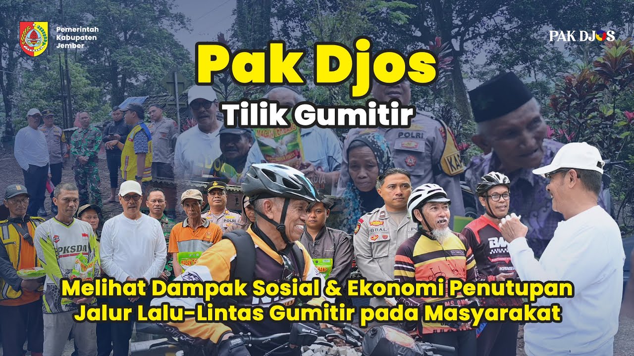 Pak Djos Tinjau Penutupan Jalur Gumitir & Salurkan Bantuan untuk Warga Terdampak