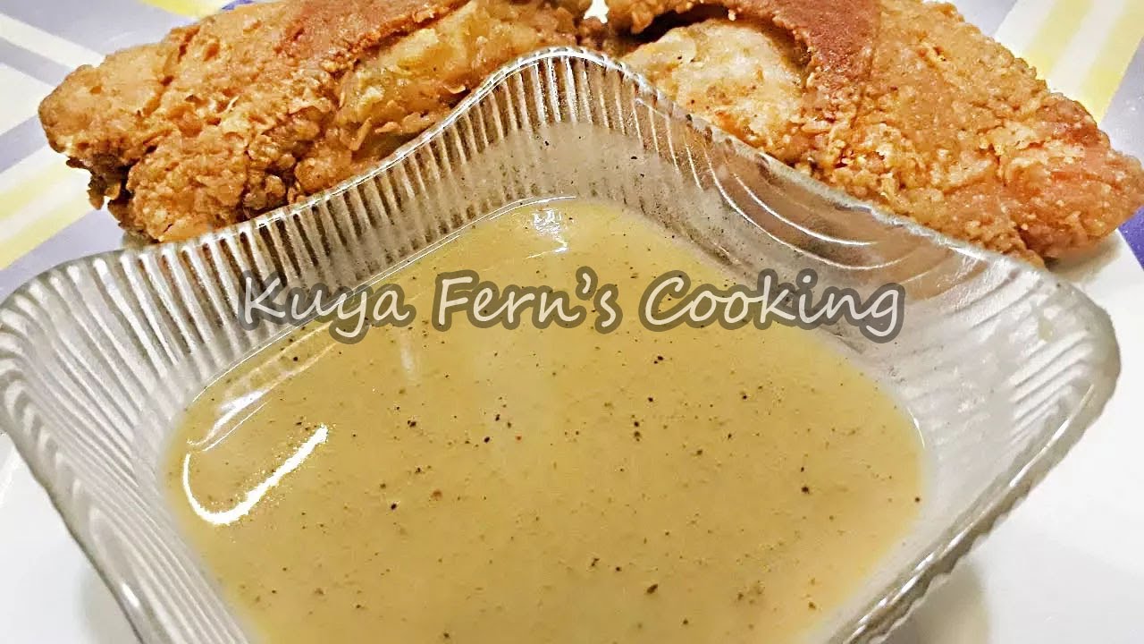 KFC STYLE GRAVY! SUPER EASY!!! (Kuya Fern's Cooking)