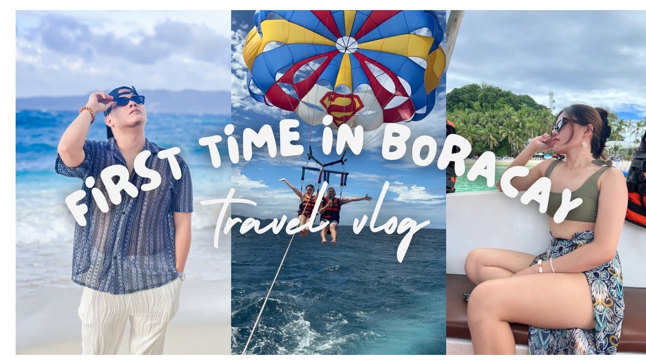 FIRST TIME IN BORACAY! Water Activities + Good Food Part 1 | Gab Hayagan
