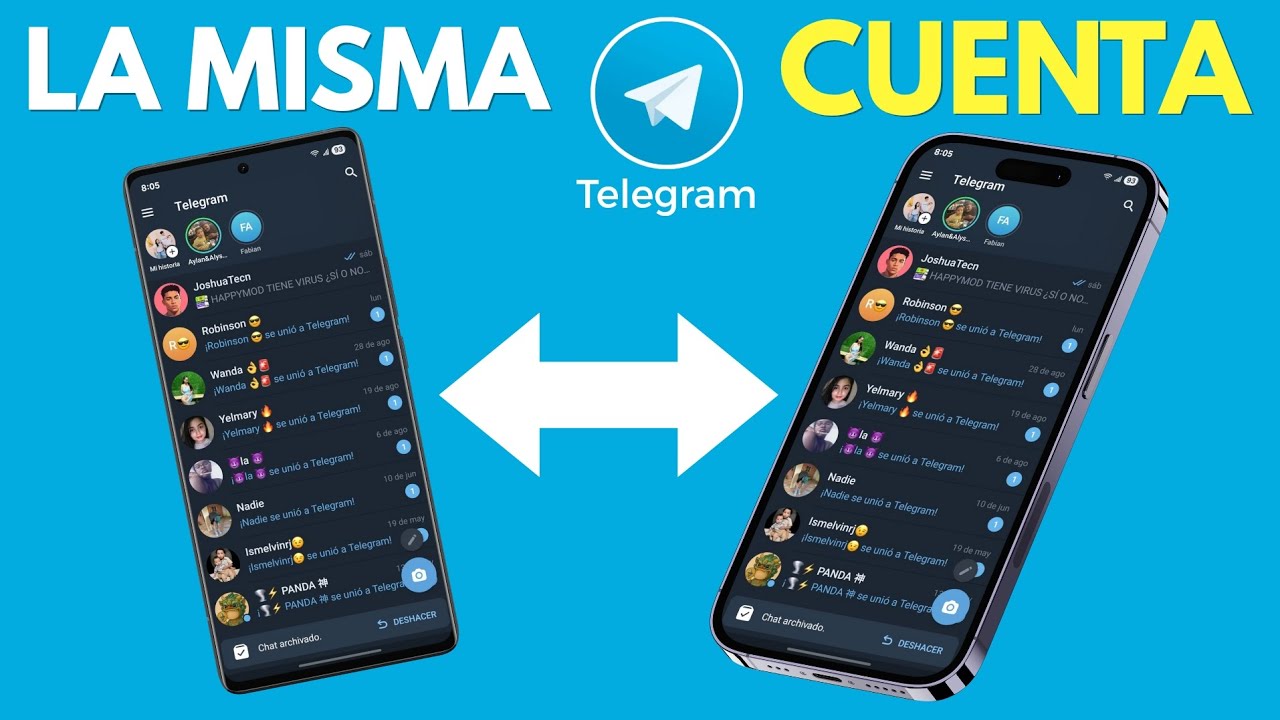 C&oacute;mo Usar la MISMA Cuenta de Telegram en 2 Celulares a la Vez (2025) ✅️