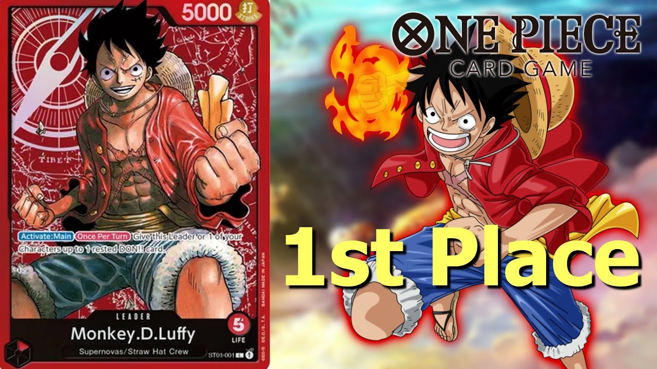 UNDEFEATED Red Luffy Deck Profile 1st Place Locals