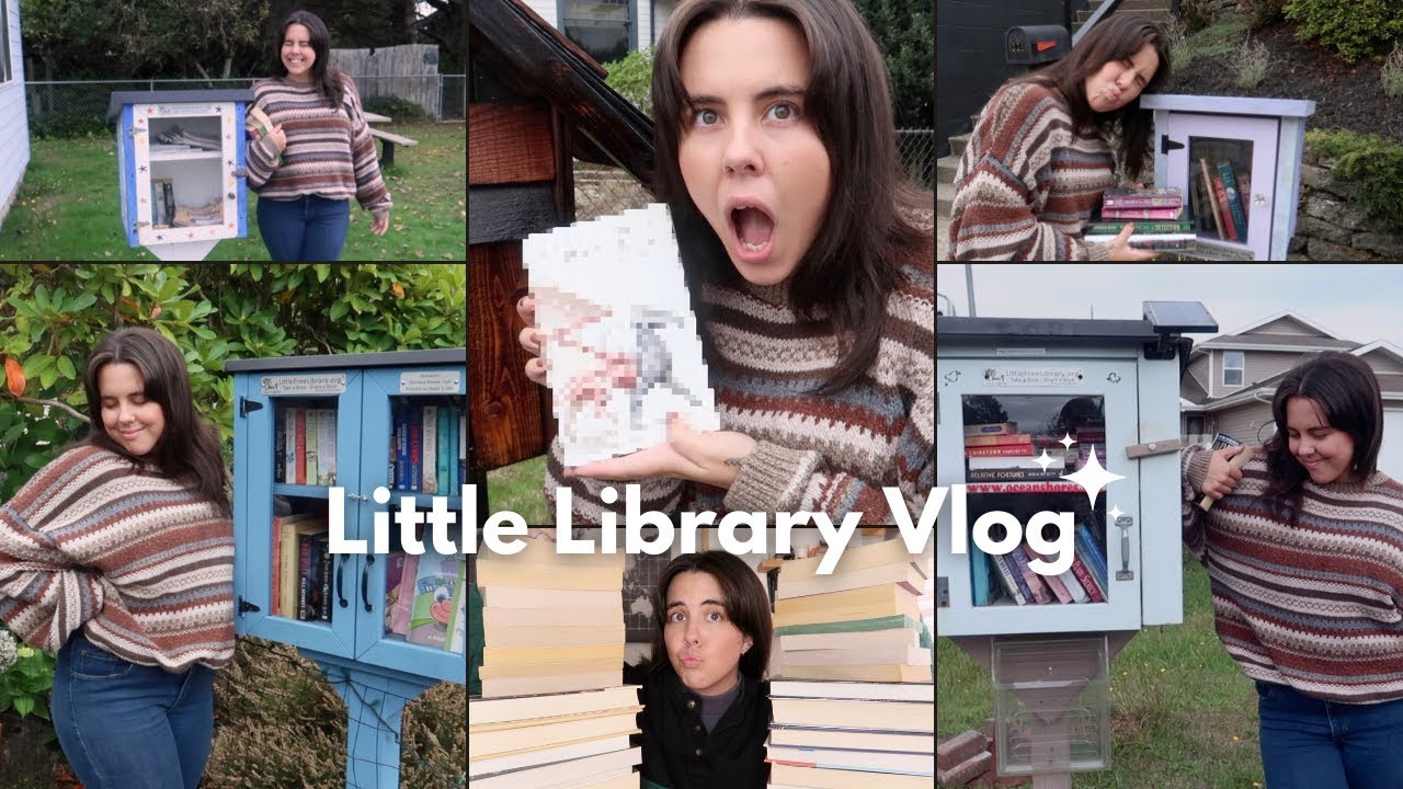 Little Free Library Vlog 📚✨ *unhauling 36 books, new book recommendations, & book haul*