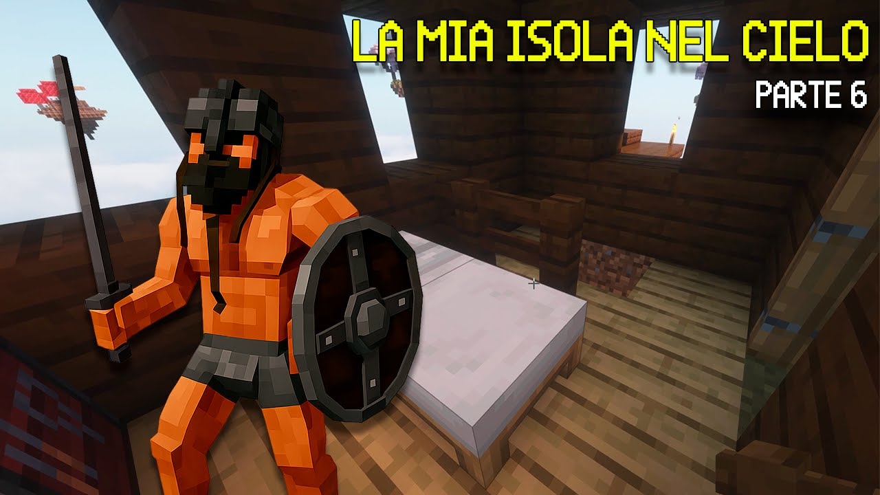 LA MIA ISOLA NEL CIELO - Finalmente ho un letto - DINOCRAFT - Parte 6