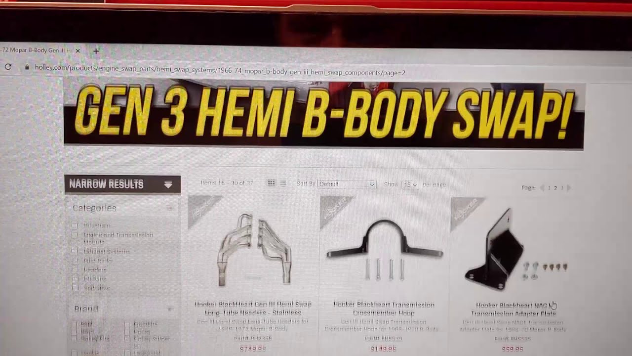 Questions and Parts! Easy Gen 3 hemi swaps!!!