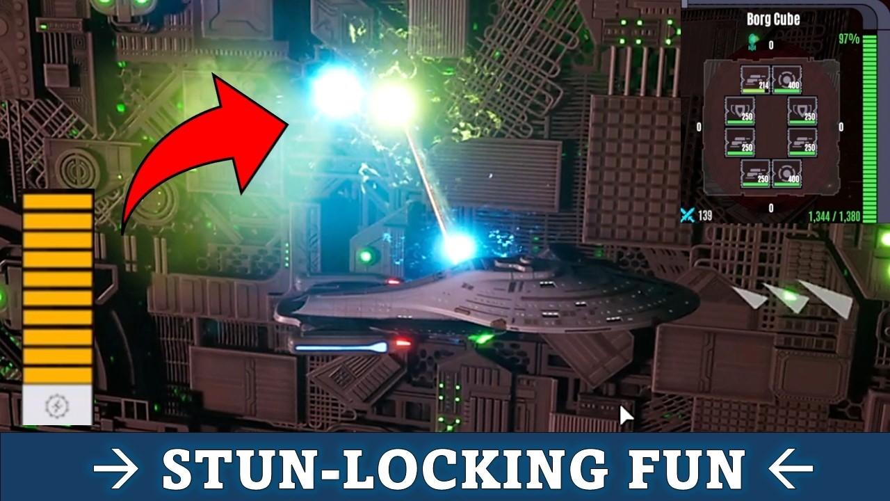 В сериале «Звёздный путь: Вояджер — Через неизвестность» я оглушил куб Боргов и отправил его в не...