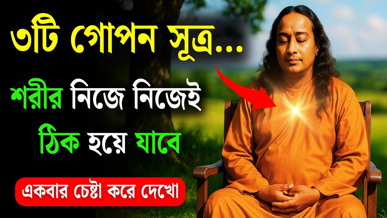 এই ৩টি গোপন রহস্য জেনে নিন, শরীর নিজে থেকেই সুস্থ হতে শুরু করবে | প্রাকৃতিক উপায়ে নিরাময় |