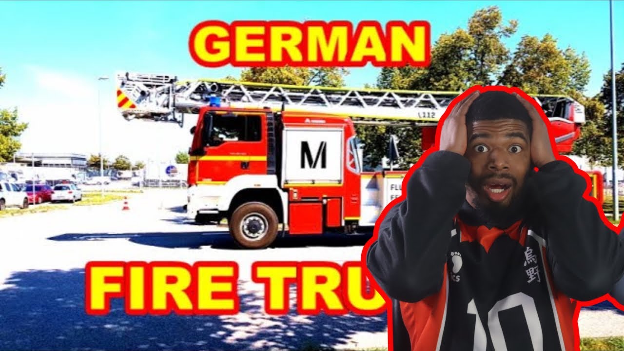 AMERICAN REACTS TO [GERMAN FIRE TRUCKS RESPONDING] 50 Vehicles from 14 German Fire Departments