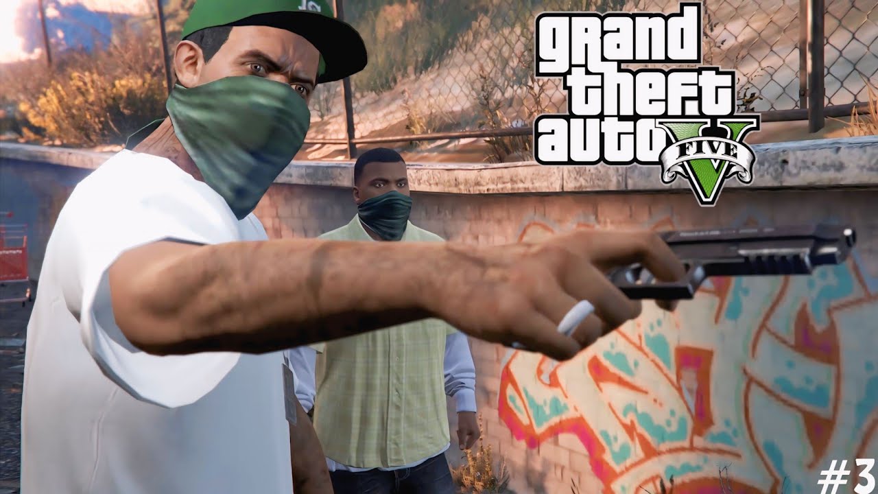 Franklin, Lamar & Chop on the Hunt 🐕💨 | GTA 5 Story Mode Gameplay #3