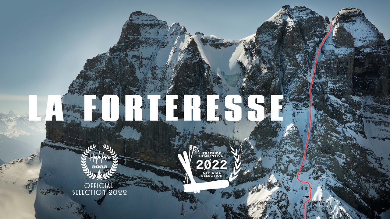Our Third and last Couloir on Les Dents du Midi | LA FORTERESSE - Short Ski Movie