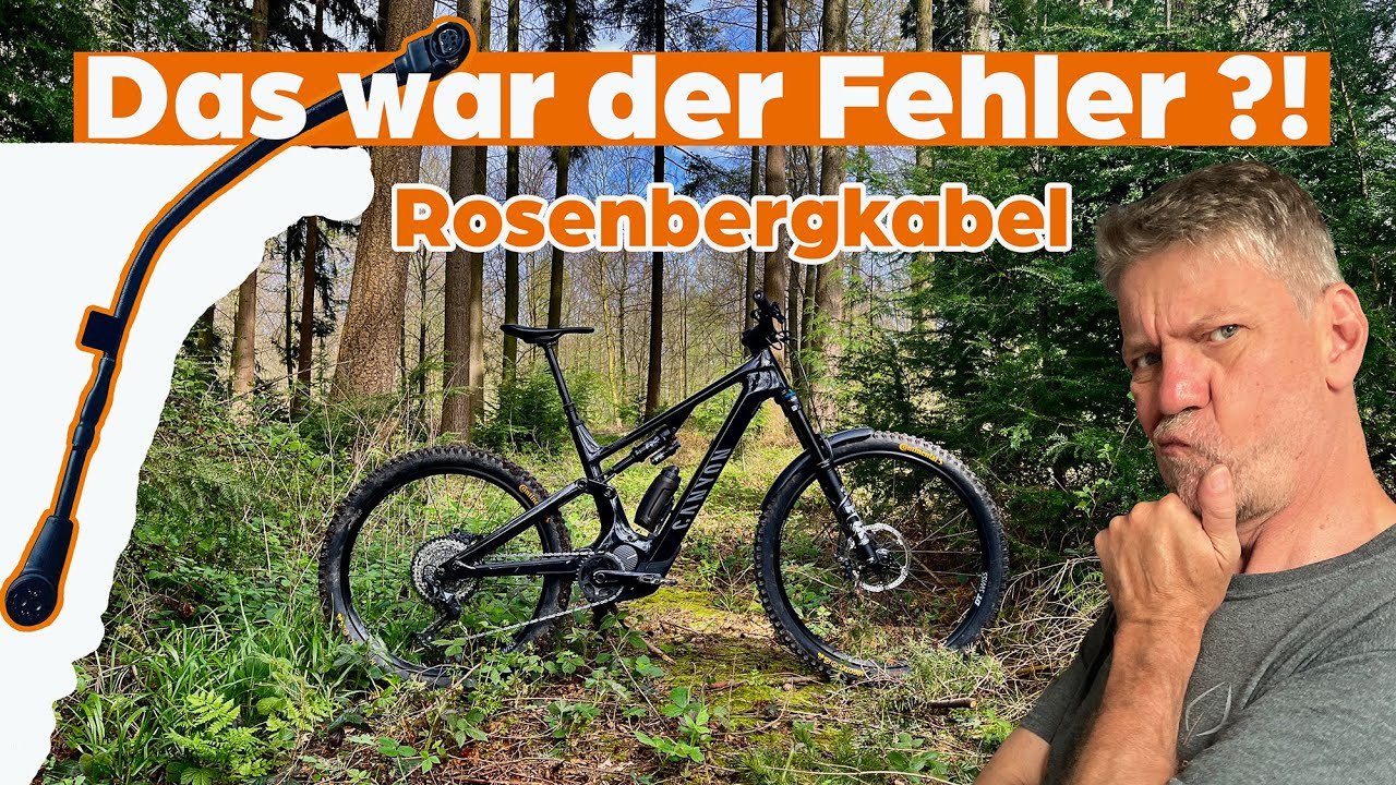 Einbau Rosenbergkabel Canyon Spectral on CF 8 #176