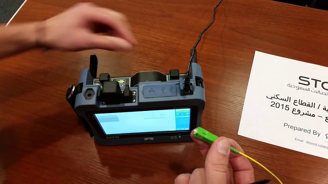 MAX-730C Testing by EXFO  iOLM