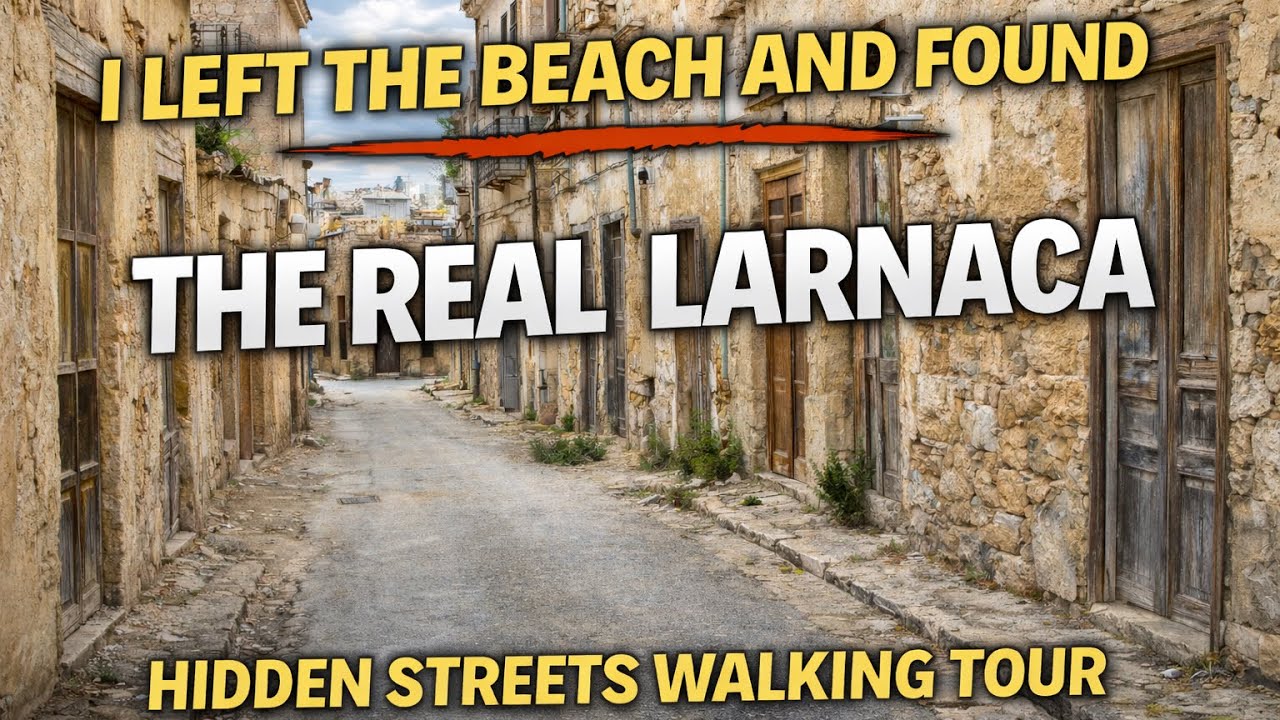 I Left the Beach and Found the Real Larnaca Hidden Streets Walking Tour