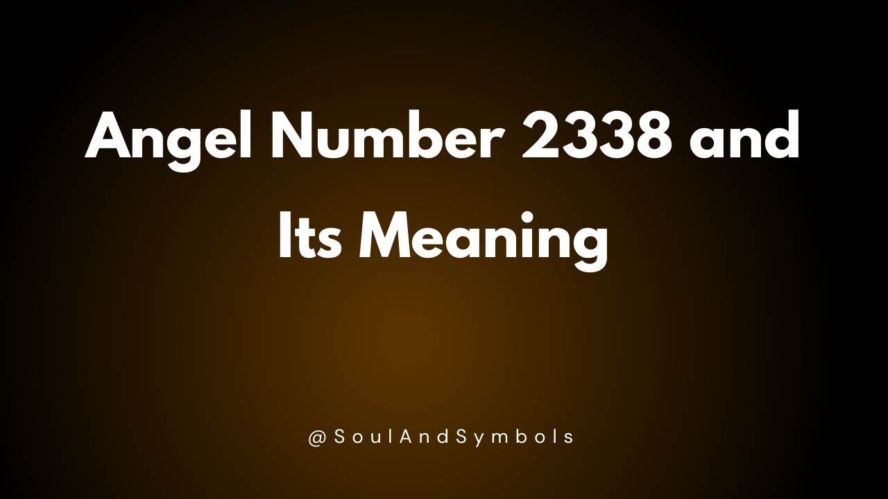 Angel Number 2338 and Its Meaning | Seeing 2338? 🌟