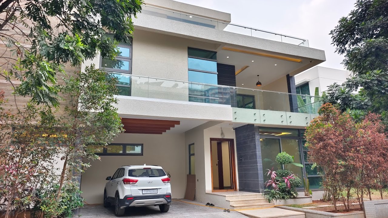 530 SQ YARD GATED FURNISHED 4 BHK TRIPLEX VILLA FOR SALE KOKAPET HYDERABAD ELIP PROPERTY 