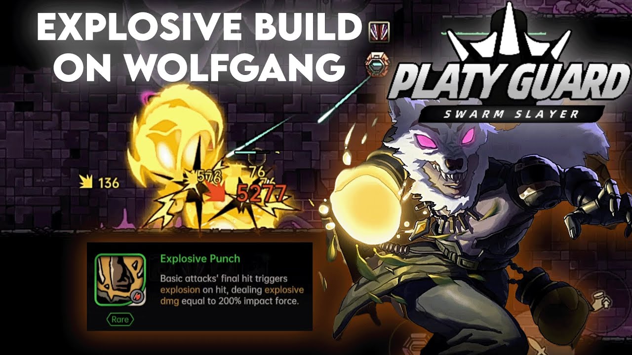 FULL BUILD Explosive Build Wolfgang Gameplay - PlatyGuard Swarm Slayer 1.0.2